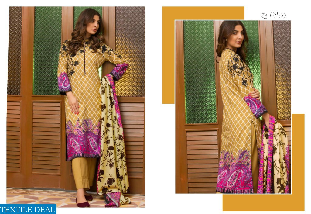 Zs kalyan printed lawn collection Wholesale pakistani dress material
